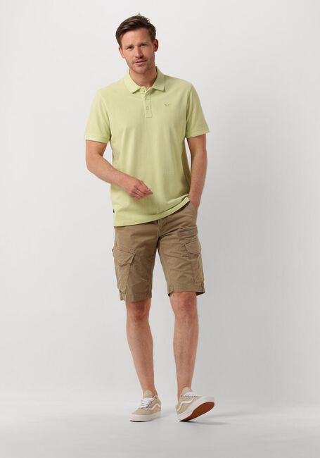 Groene PME LEGEND Polo SHORT SLEEVE POLO PIQUE GARMENT DYE - large