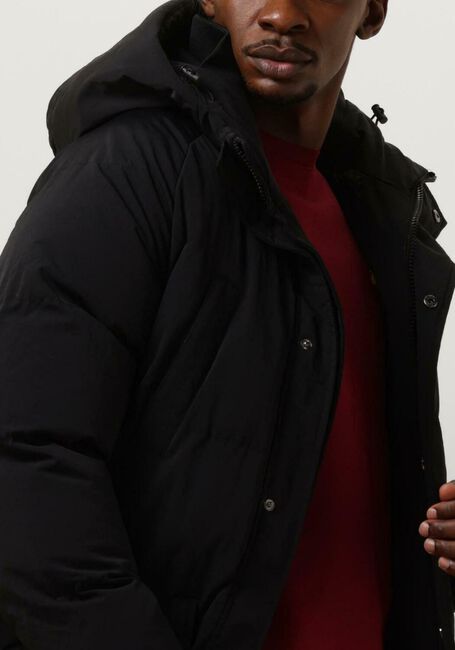 Zwarte PUREWHITE Jack LONG PADDED JACKET WITH POCKETS - large