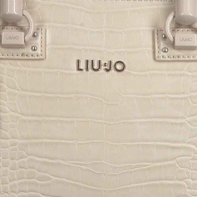 Witte LIU JO Handtas MANHATTAN S SATCHEL ZIP Witte LIU JO Handtas MANHATTAN S SATCHEL ZIP - large