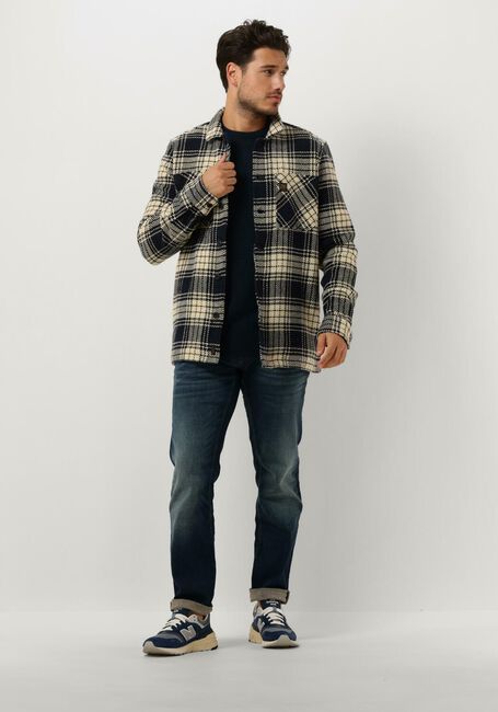 Donkerblauwe PME LEGEND Trui CREWNECK COTTON PLATED - large