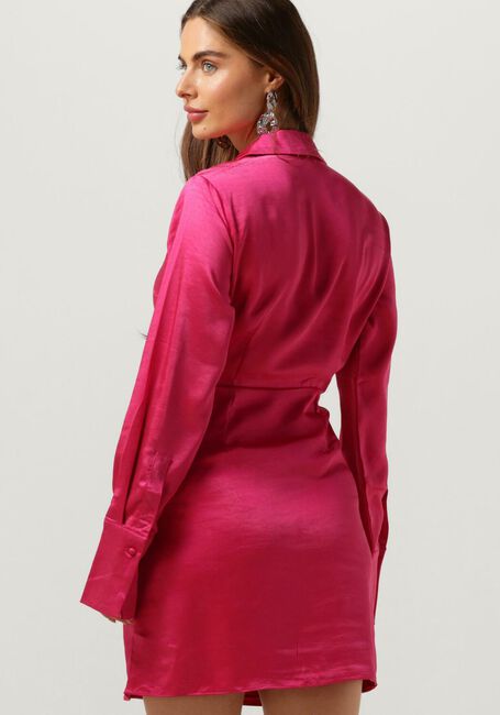 Fuchsia COLOURFUL REBEL Mini jurk RUNA SATIN MINI DRESS - large