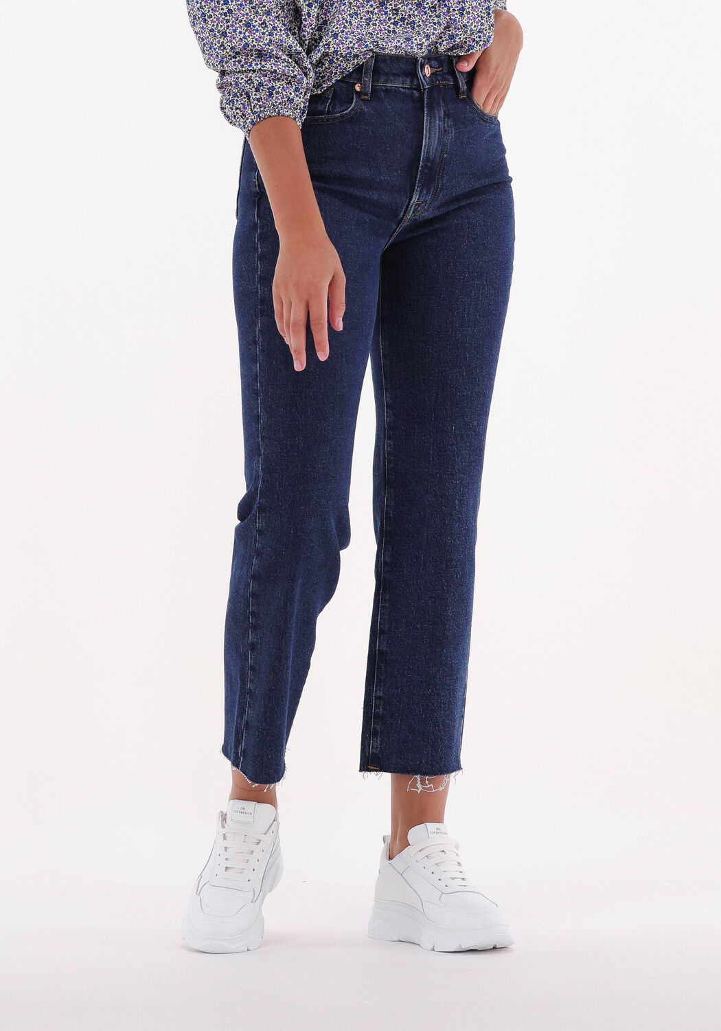 7 For All Mankind 3\/4-jeans blauw casual uitstraling Mode Spijkerbroeken 3/4-jeans 