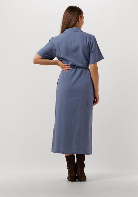 Blauwe ANOTHER LABEL Midi jurk SANGO DRESS S/S - large