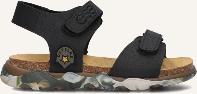 Zwarte DEVELAB Platte sandalen 48493 Zwarte DEVELAB Platte sandalen 48493 - large