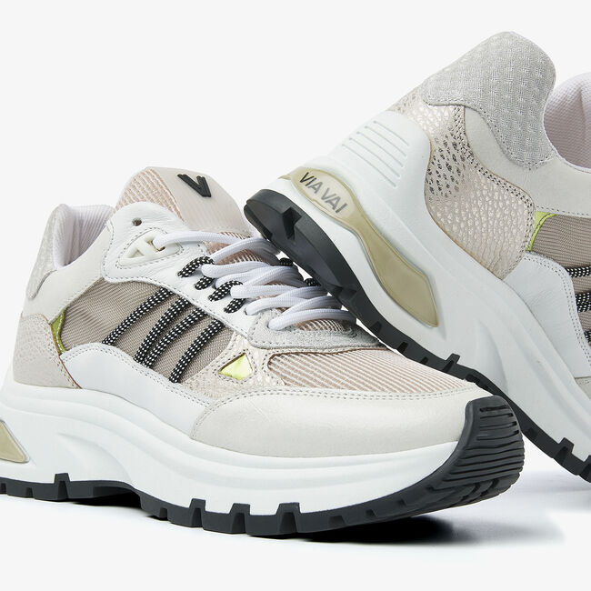 Witte VIA VAI Lage sneakers LIZ DAE - large