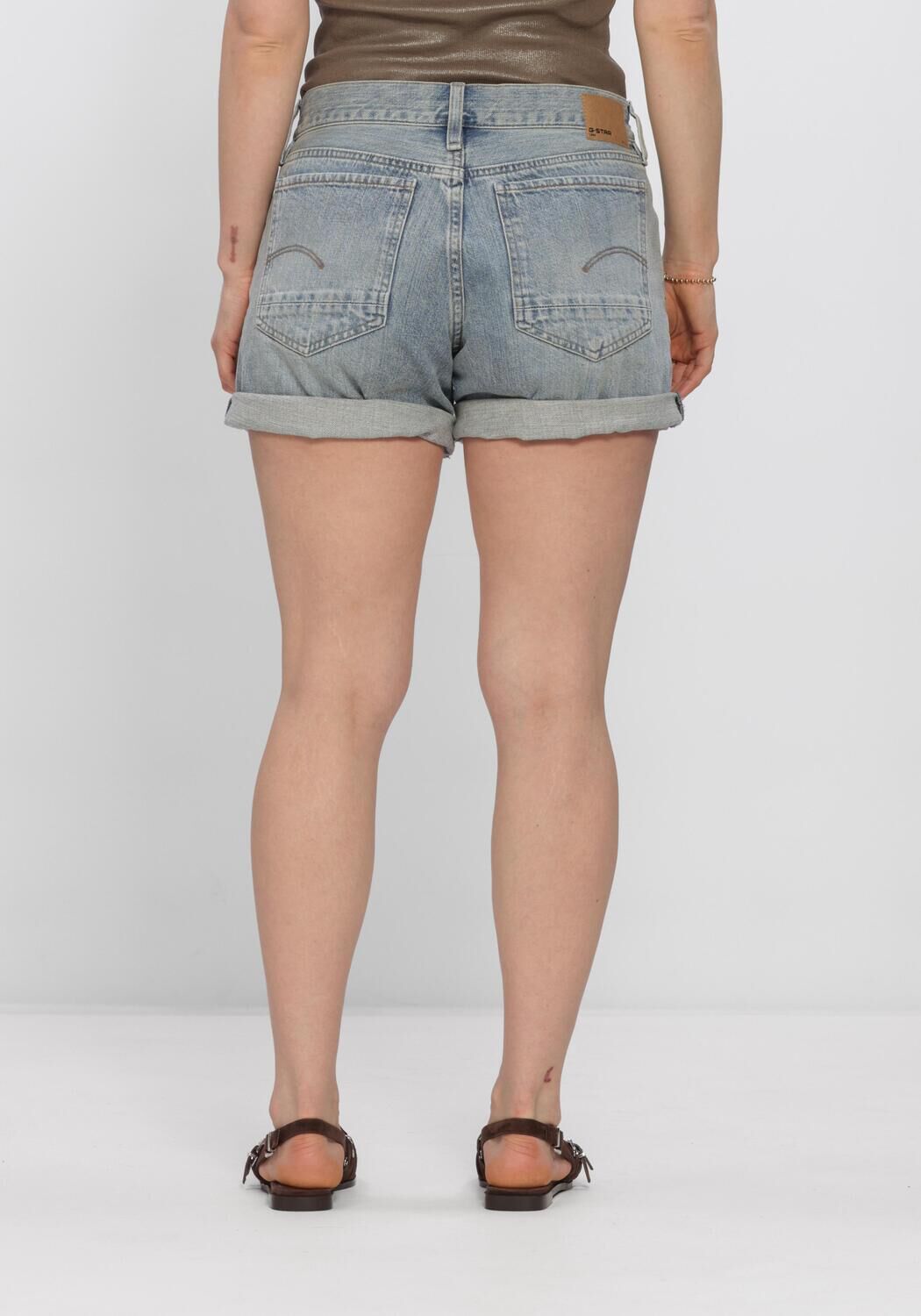 Blauwe G-STAR RAW Shorts JUDEE SHORTS WMN - large