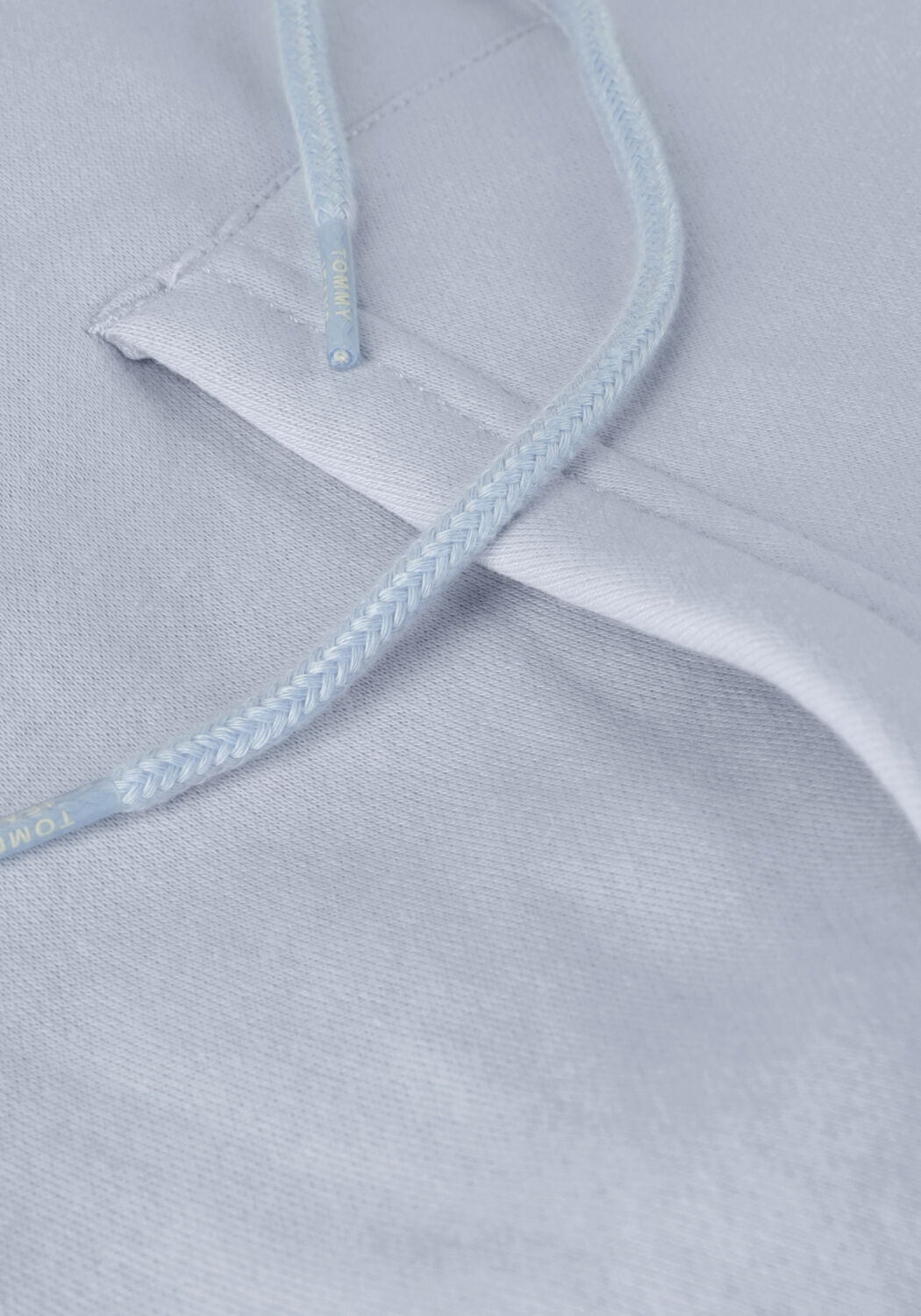 Lichtblauwe TOMMY JEANS Trui TJM REG LINEAR LOGO HOODIE EXT - large