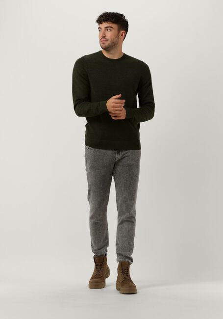 Olijf CALVIN KLEIN Sweater SUPERIOR WOOL CREW NECK SWEATER - large
