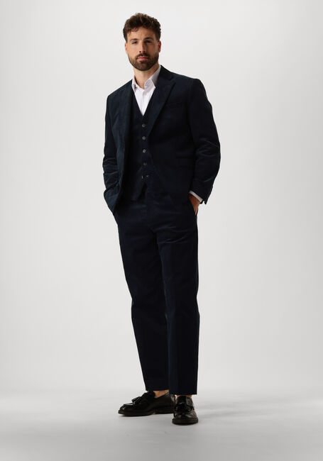 Donkerblauwe SELECTED HOMME Colberts SLHREG-DUCA CORDUROY BLZ - large