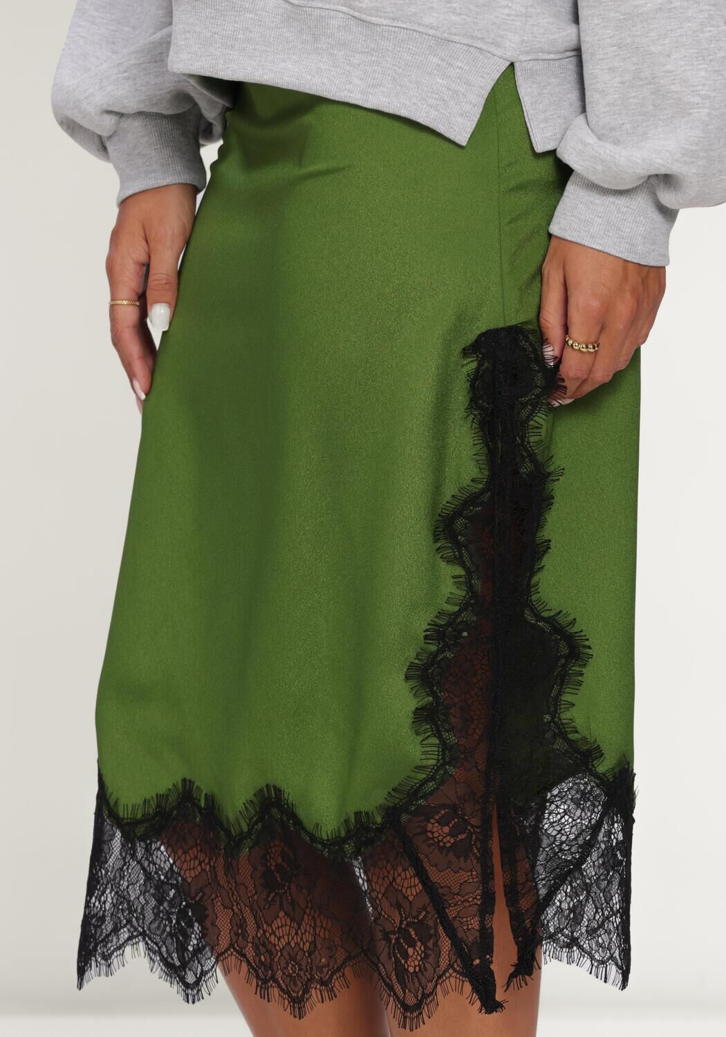 Groene MODSTR&Ouml;M Rokken BIRKMD SHIRT - large