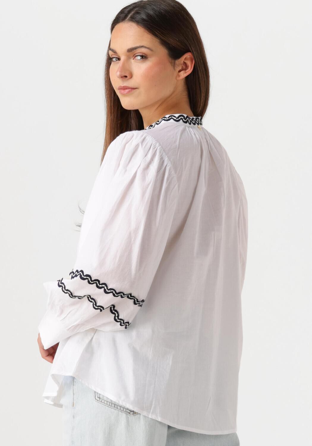 ANTIK BATIK Dames Blouses Dali Blouse Wit
