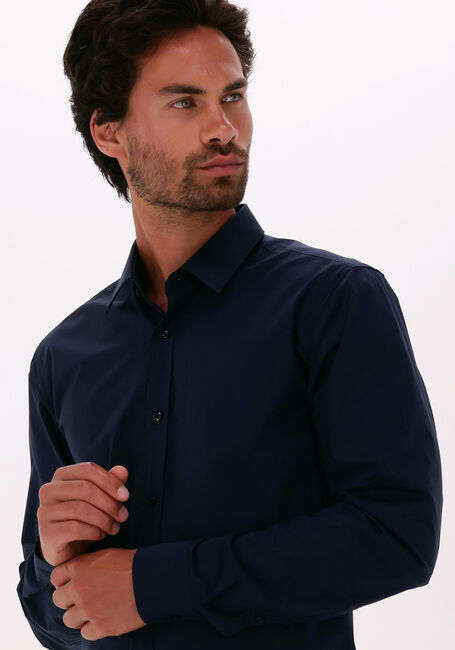 Blauwe HUGO Klassiek overhemd ELISHA02 - large