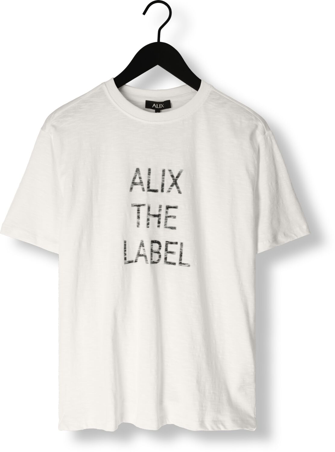 ALIX THE LABEL Dames Tops & T-shirts Ladies Knitted T-shirt Wit