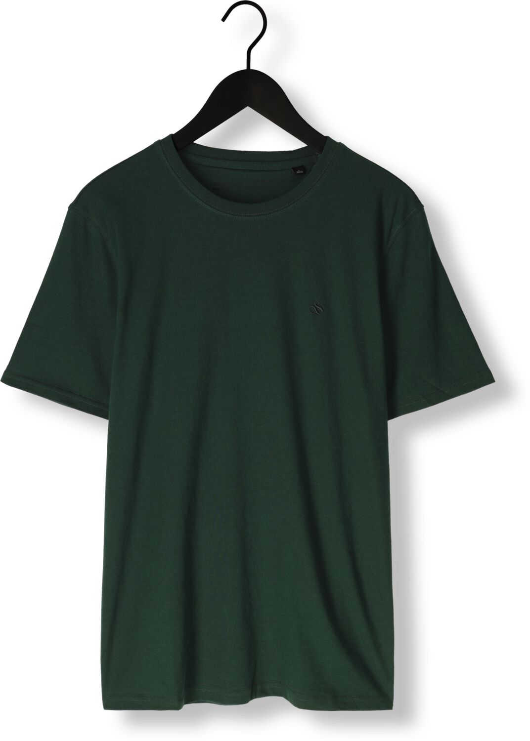 SCOTCH & SODA Heren Polo's & T-shirts Logo Regular Fit T-shirt Groen