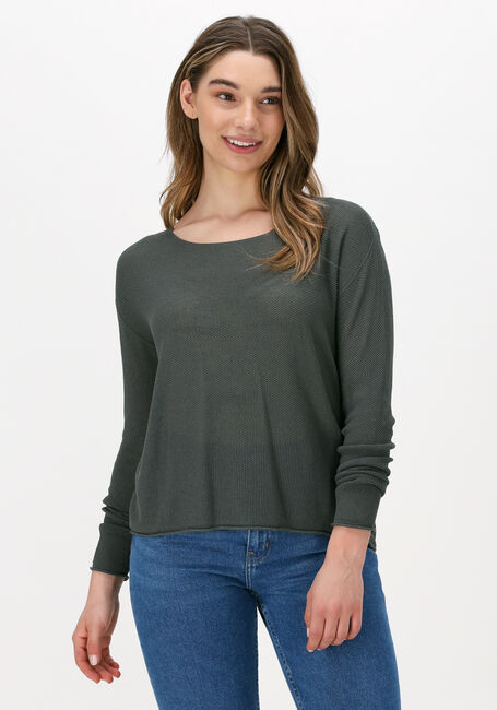 Groene SIMPLE Top KNITTED SWEATER ELLENA ES - large