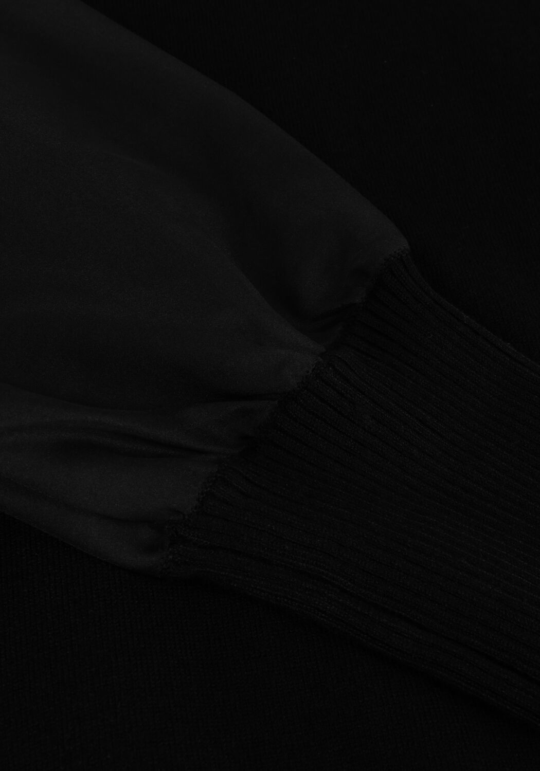 Zwarte MY ESSENTIAL WARDROBE Coltrui ANNIEMW KNIT ROLLNECK - large