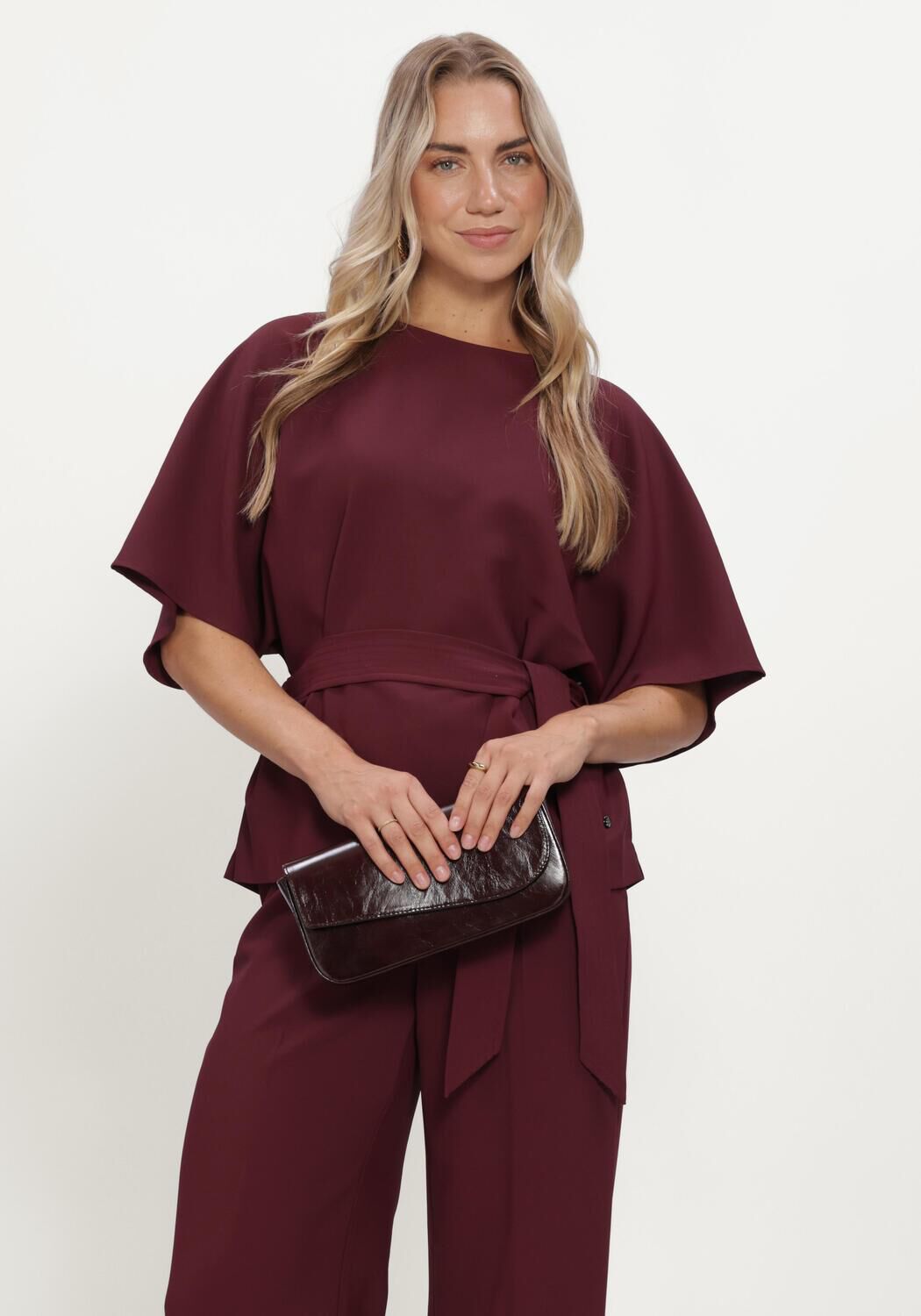 Bordeaux MOS MOSH Blouses MMRIKALA MILEY BLOUSE - large
