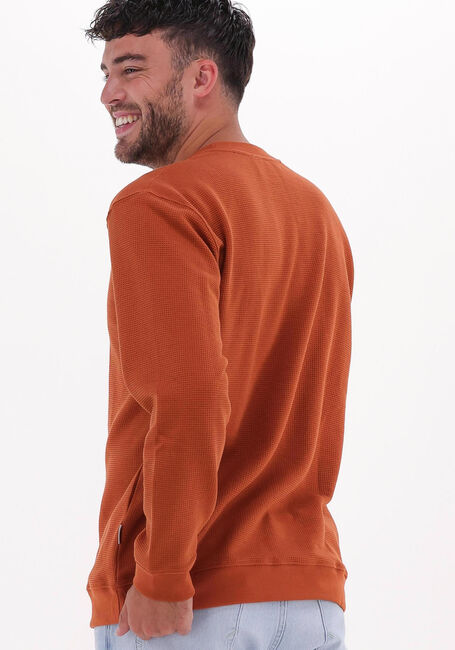 Bruine SELECTED HOMME Trui SLHRELAXMORELL CREW NECK SWEAT W - large