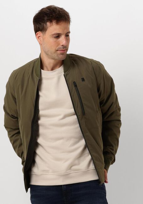 Olijf G-STAR RAW Jack TECH BOMBER - large