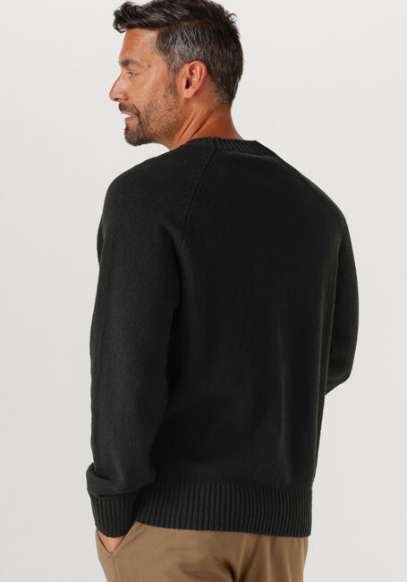 Zwarte LES DEUX Trui BRAD ROUNDNECK KNIT - large