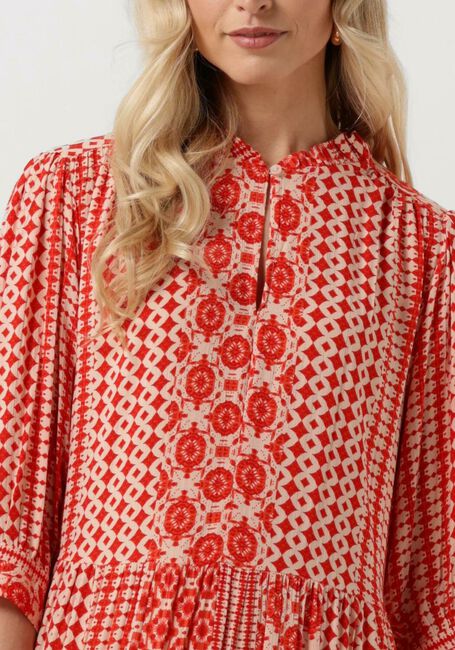 Rode LOLLYS LAUNDRY Mini jurk SABINELL SHORT DRESS - large