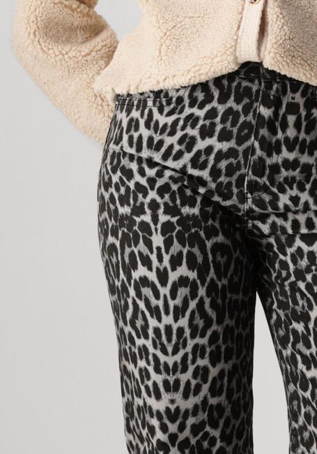 Bruine NEO NOIR Lange broeken SIMONA LEOPARD PANTS - large