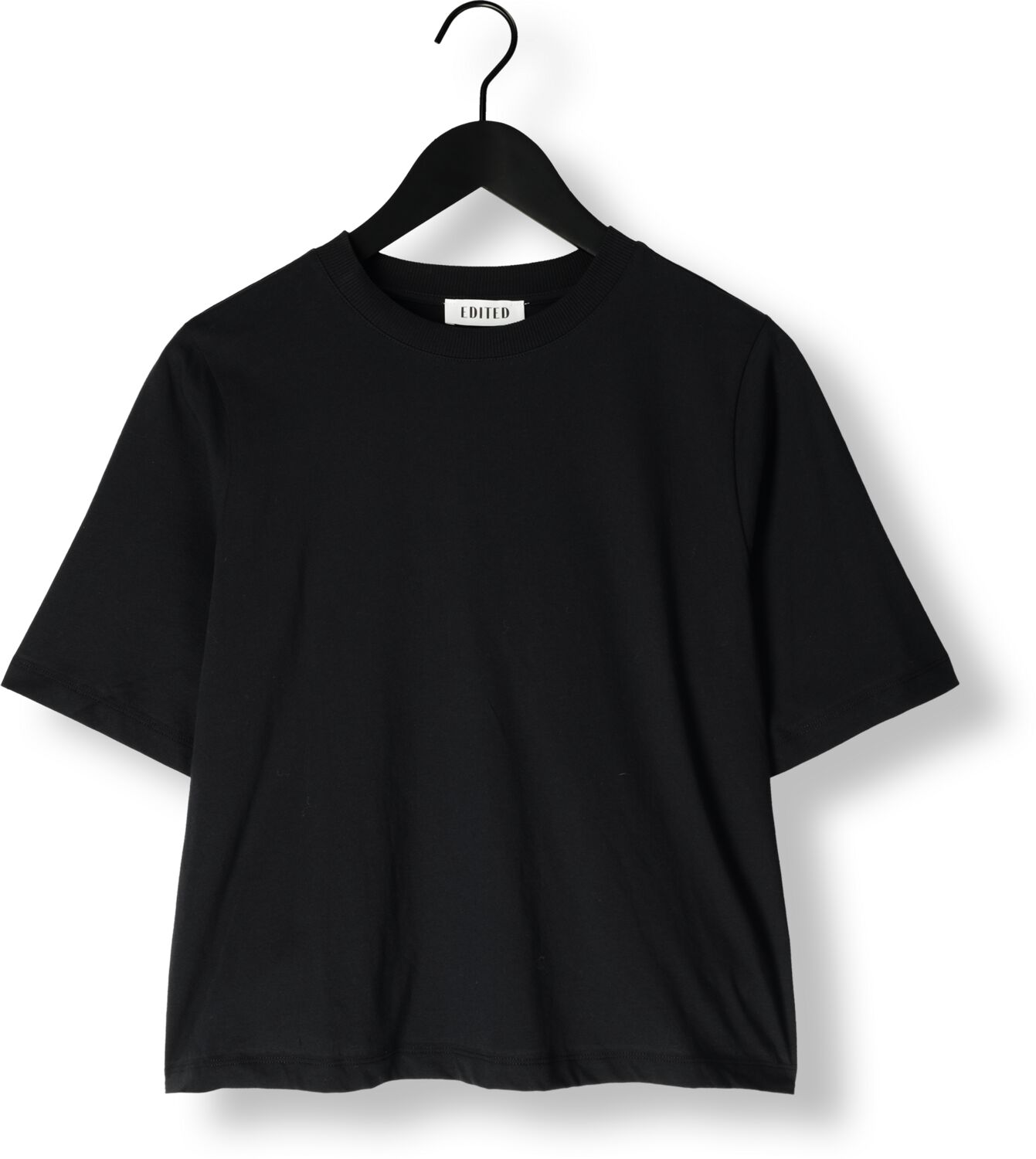EDITED Dames Tops & T-shirts Nola T-shirt Zwart