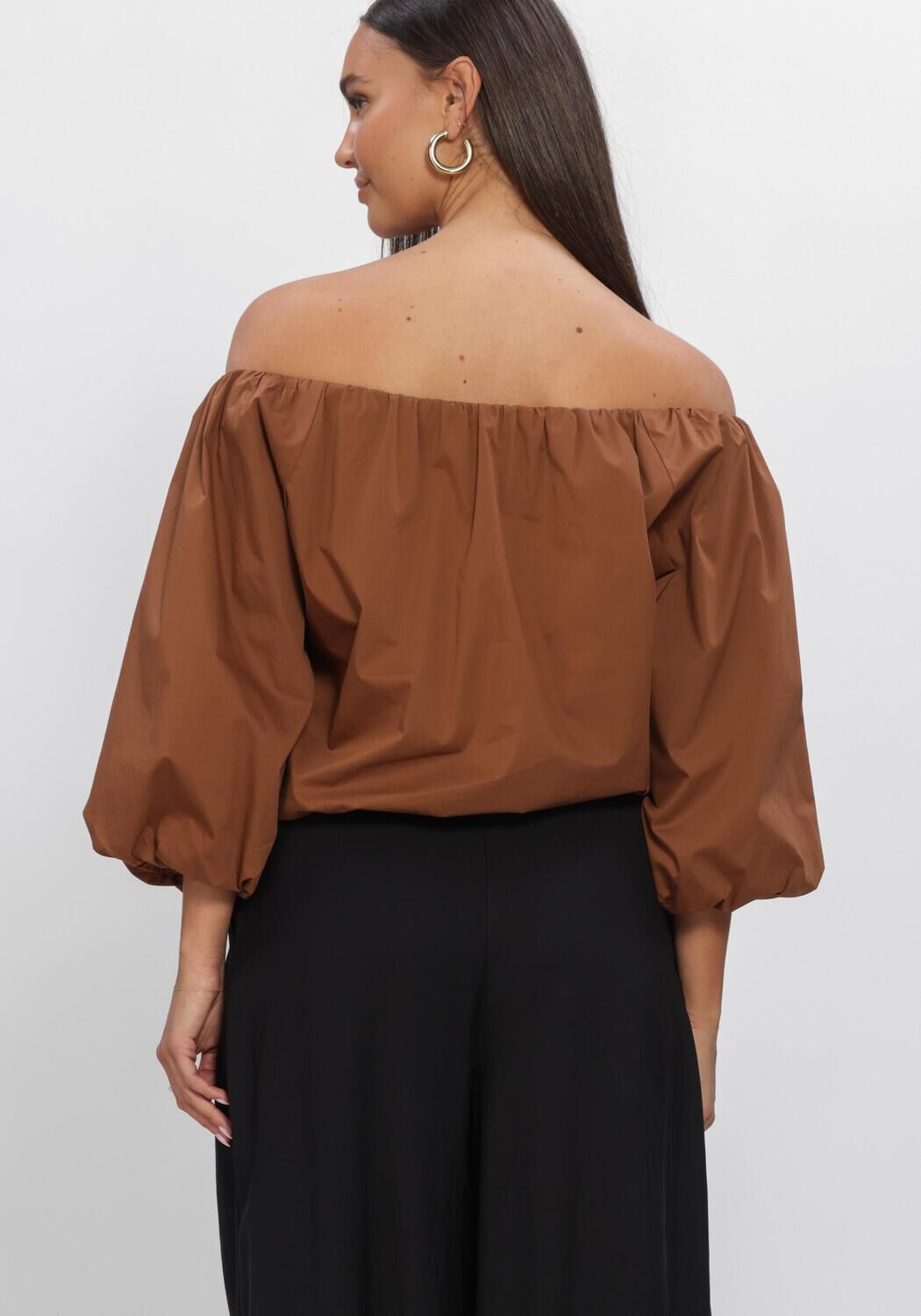 Lichtgrijze AAIKO Blouses MADDY POPLINE CO 540 - large