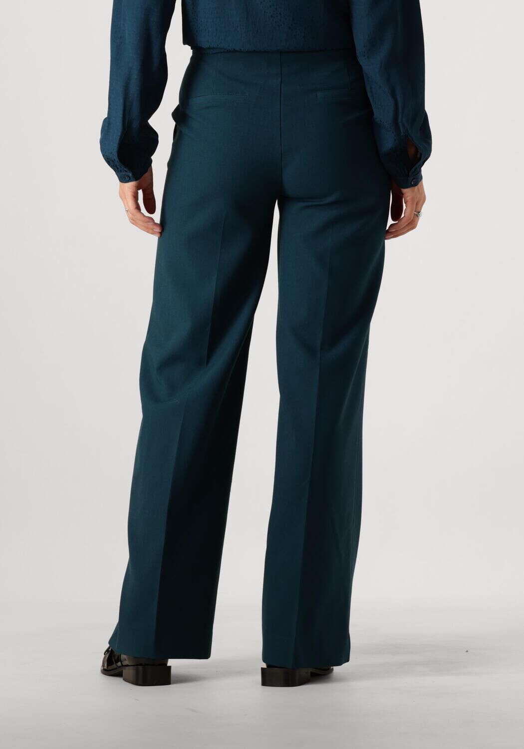 ANOTHER LABEL Dames Broeken Moore Pant Petrol