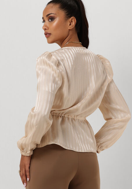 Beige ANOTHER LABEL Blouses LYS TOP L/S - large