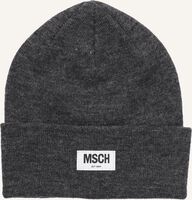 Donkergrijze MSCH COPENHAGEN Muts MOJO BEANIE - medium