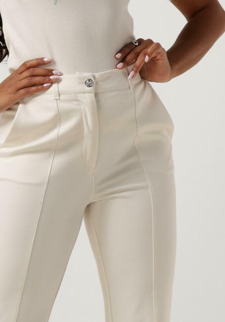 Ecru GUESS Wijde broek ANNA BOOT PANT - large