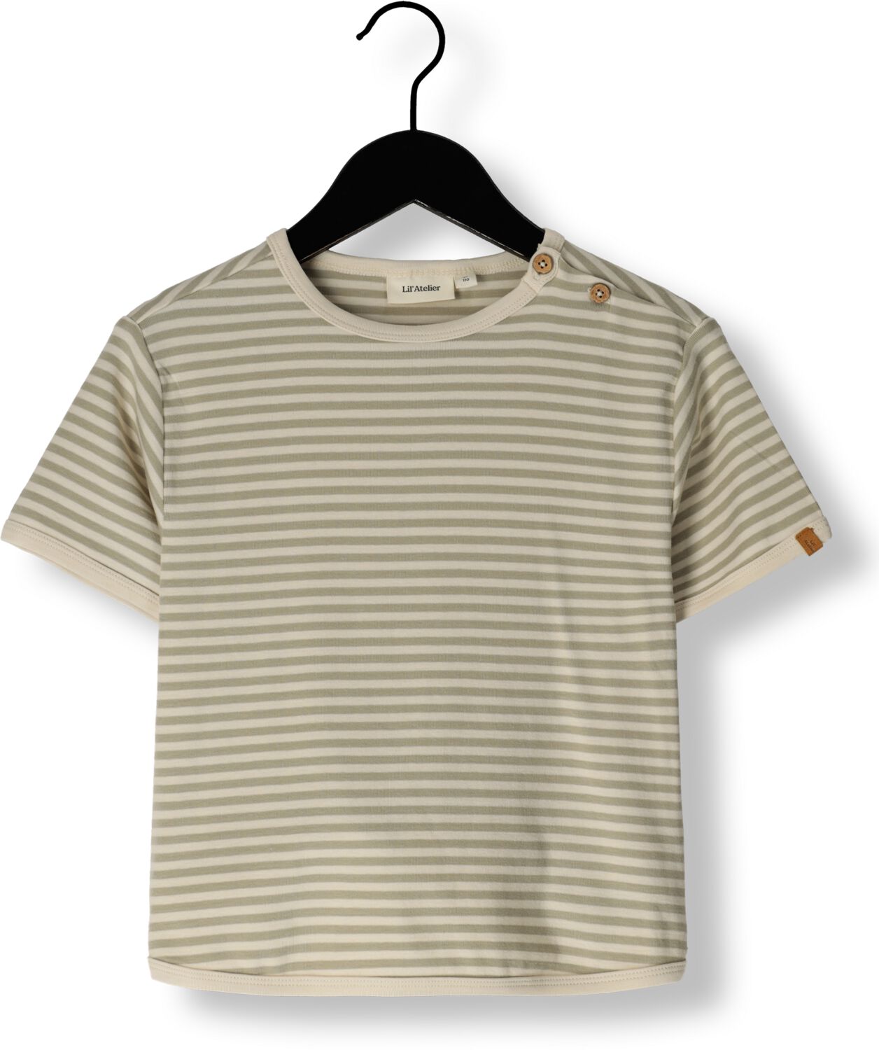 LIL' ATELIER Jongens Polo's & T-shirts Nmmgeo Fon Loose Top Olijf