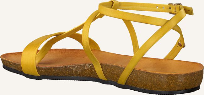 Gele FRED DE LA BRETONIERE Platte sandalen 170010065 Gele FRED DE LA BRETONIERE Platte sandalen 170010065 - large
