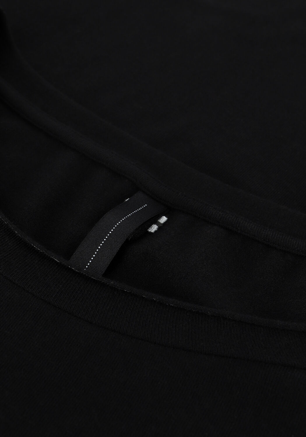 Zwarte 10DAYS Top ROUND NECK LONGSLEEVE - large