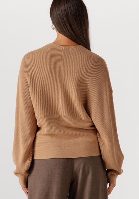 Camel MSCH COPENHAGEN Trui MSCHZINELLE RACHELLE WRAP PULLOVER - large