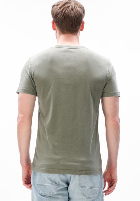 Groene PME LEGEND T-shirt ACID WASH + GARMENT DYE - large