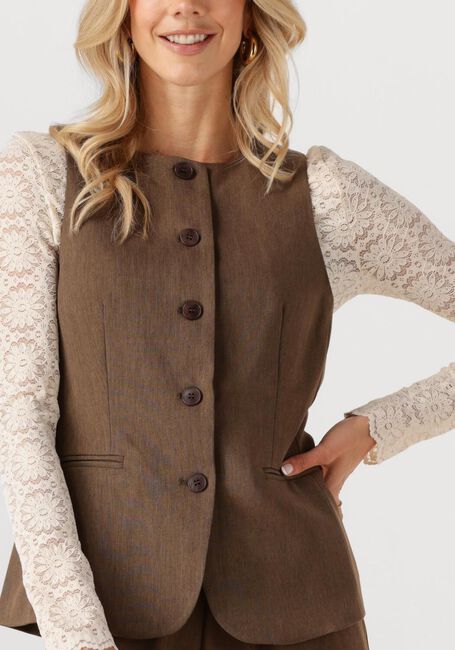 Bruine YDENCE Gilet GILET MELLIE - large