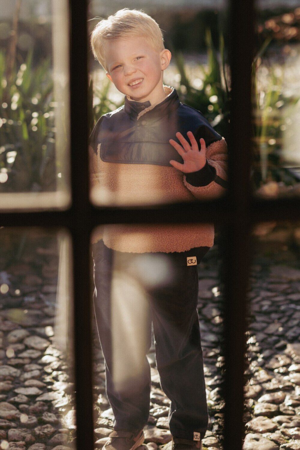 Donkerblauwe MR.LOUTRE Pantalon WILLIAM - large