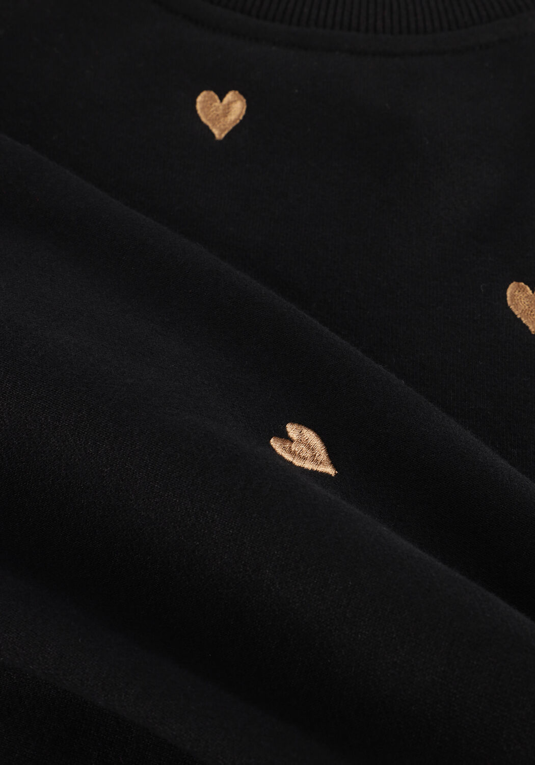 Zwarte YDENCE Trui SWEATER HEARTS - large