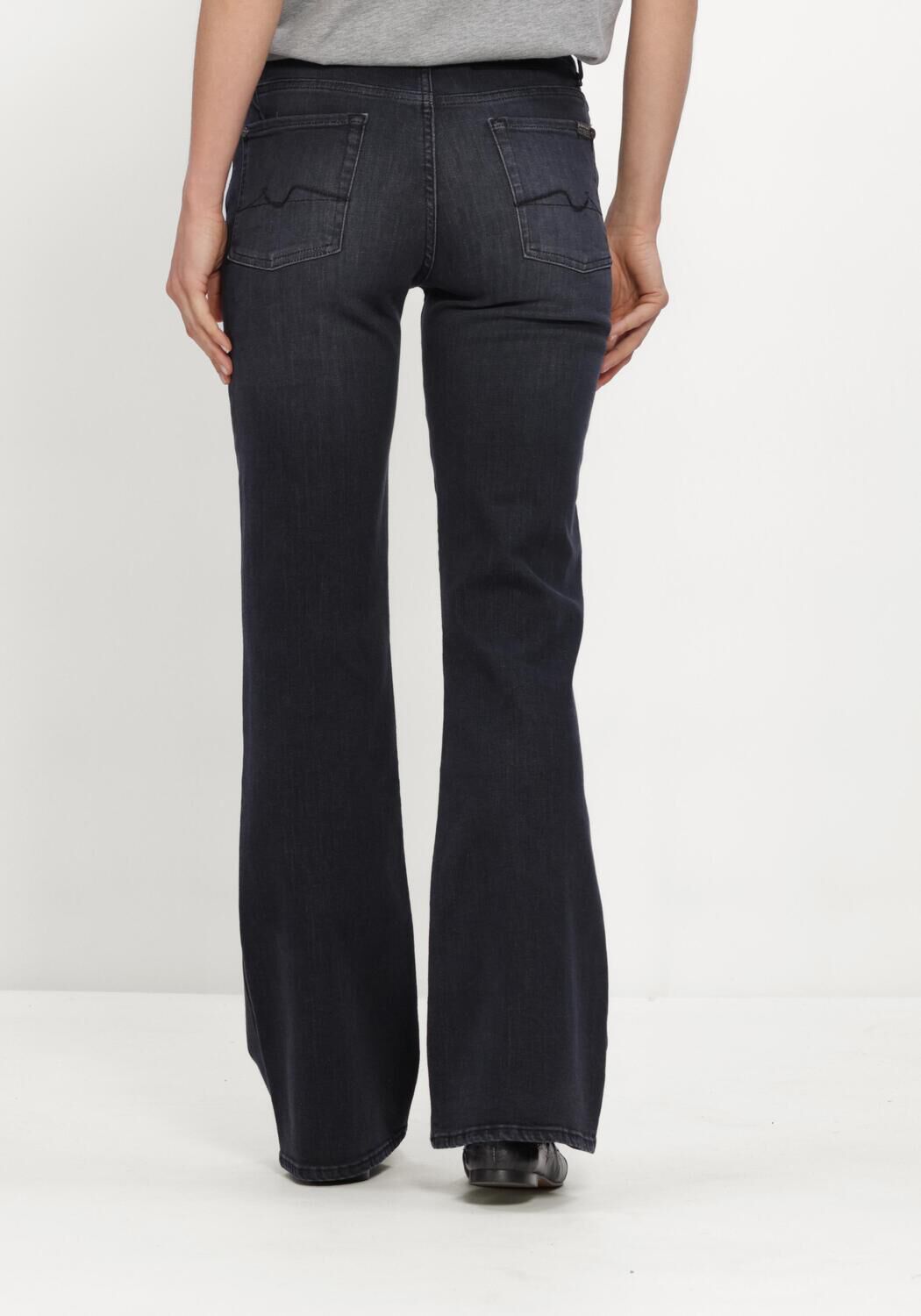 Donkerblauwe 7 FOR ALL MANKIND Flared jeans THE LEGGY BOOTCUT CARBON STORM - large