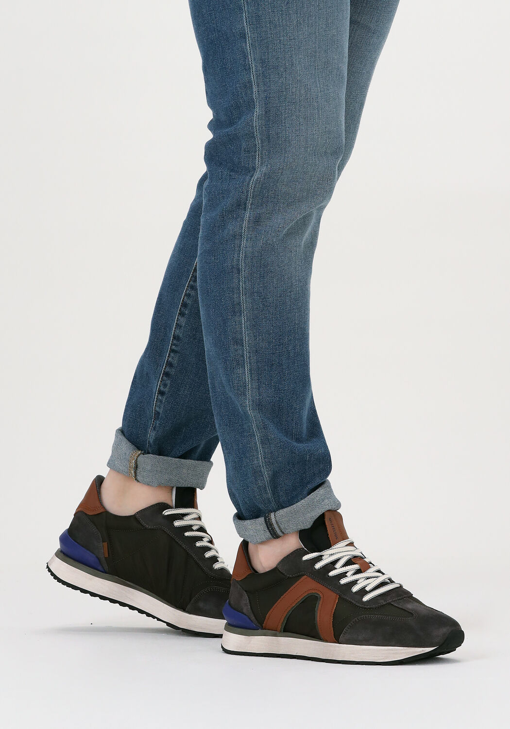 Grijze MAZZELTOV Lage sneakers 11538E - large