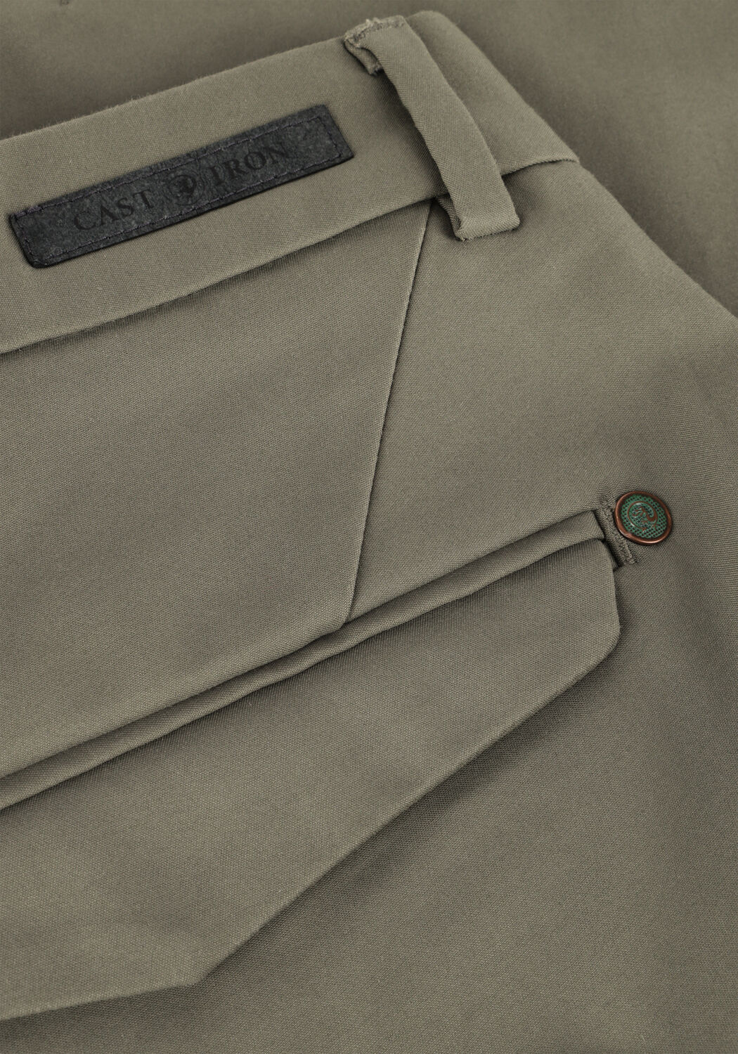 Groene CAST IRON Korte broek RISER SHORTS COMFORT STRETCH - large