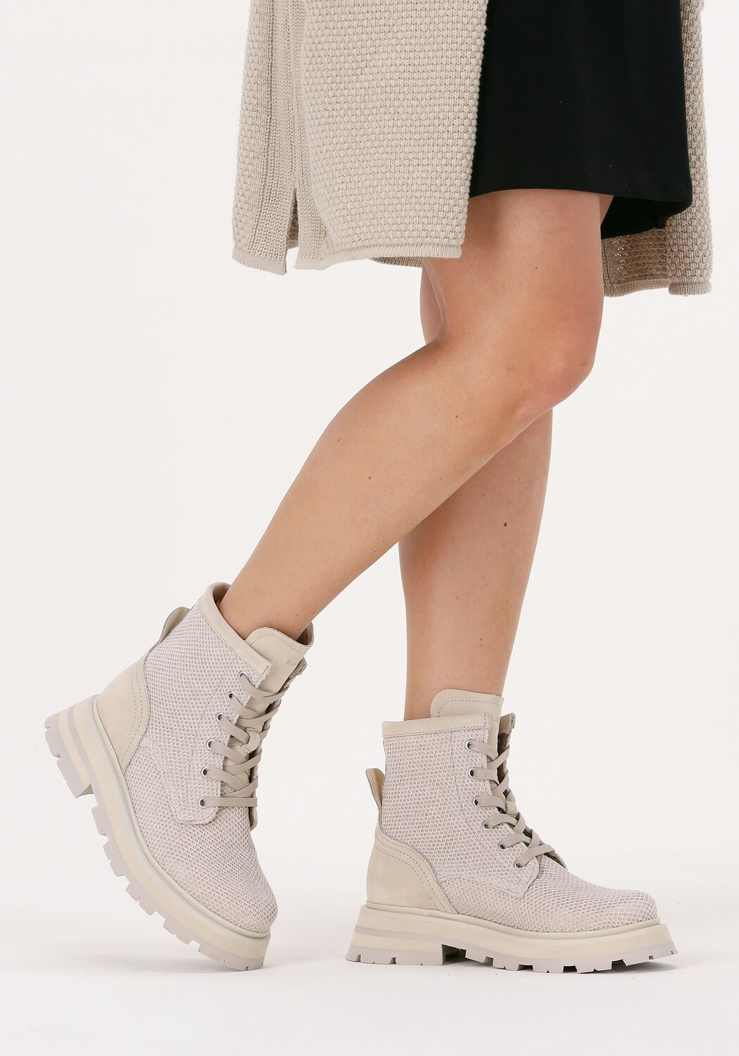 Beige B.L.A.H. Veterboots MARIA - large