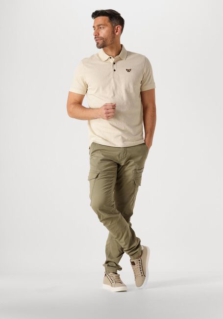 Beige PME LEGEND Polo SHORT SLEEVE POLO JACQUARD JERSEY - large