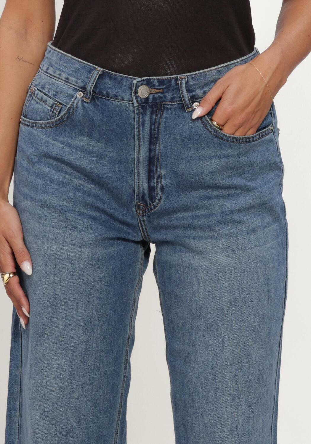 Blauwe SUMMUM Wide jeans COCOON LEG JEANS VINTAGE - large