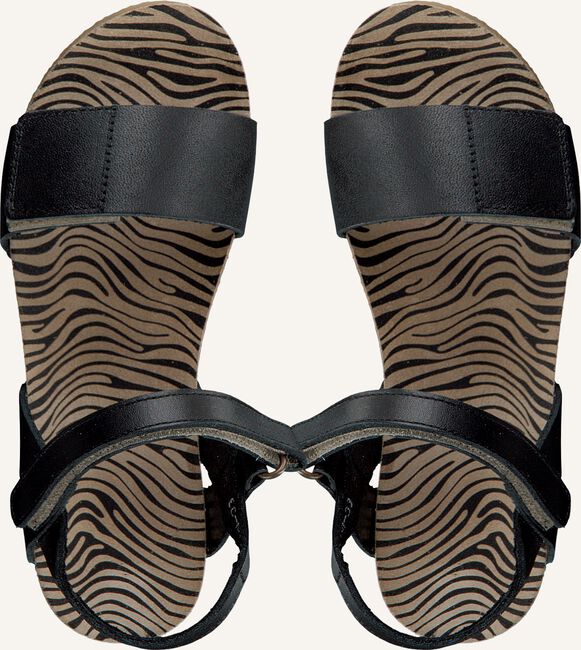 Zwarte RED-RAG Platte sandalen 19278 Zwarte RED-RAG Platte sandalen 19278 - large