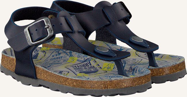 Blauwe BRAQEEZ Platte sandalen 418071 Blauwe BRAQEEZ Platte sandalen 418071 - large