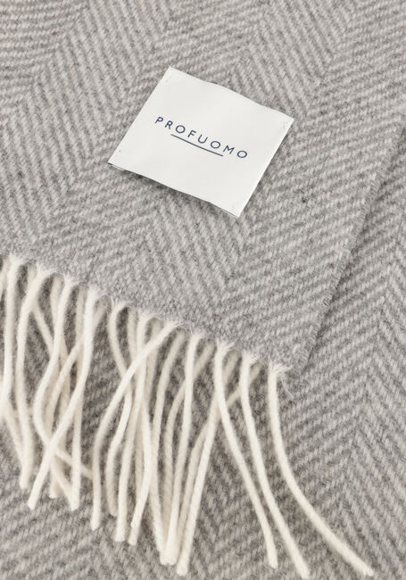 Grijze PROFUOMO Sjaal SCARF LAMBSWOOL - large
