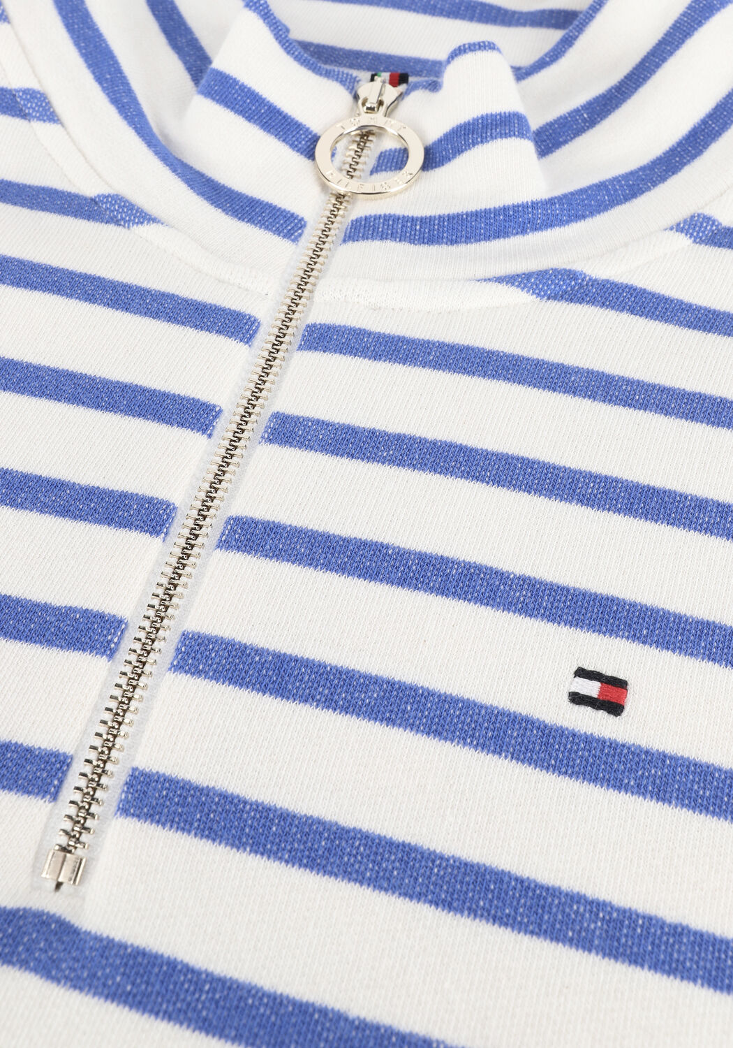 Blauwe TOMMY HILFIGER Mini jurk RLX STP HALF-ZIP KNEE DRESSO - large